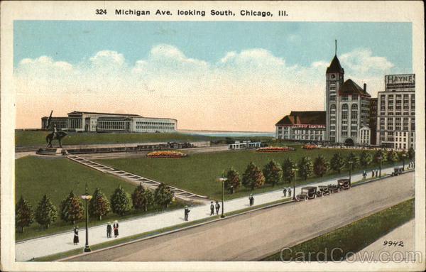 Michigan Ave. looking south Chicago Illinois