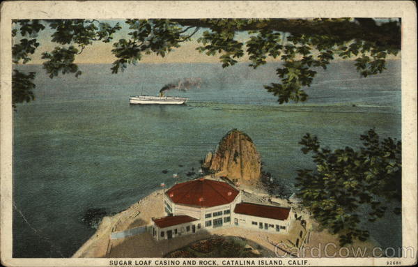 Sugar Loaf Casino and Rock Santa Catalina Island California