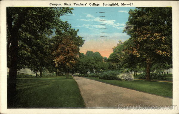 Campus, State Teacher's College Springfield Missouri