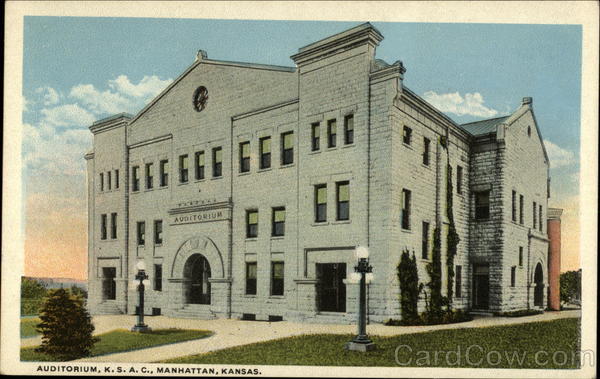 Auditorium, K.S.A.C Manhattan Kansas