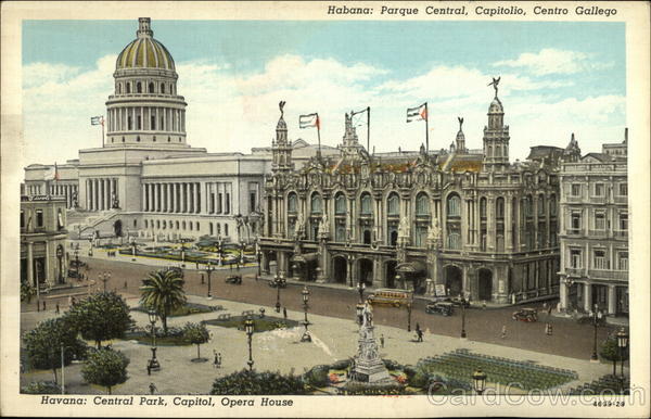 Havana: Central Park, Capitol, Opera House Cuba