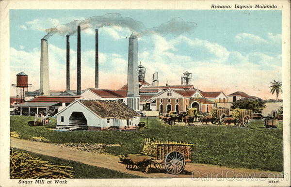 Sugar Mill at Work Habana Cuba