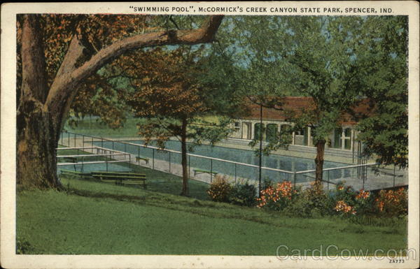 Swimming Pool, McCormick's Creek Canyon State Park Spencer Indiana