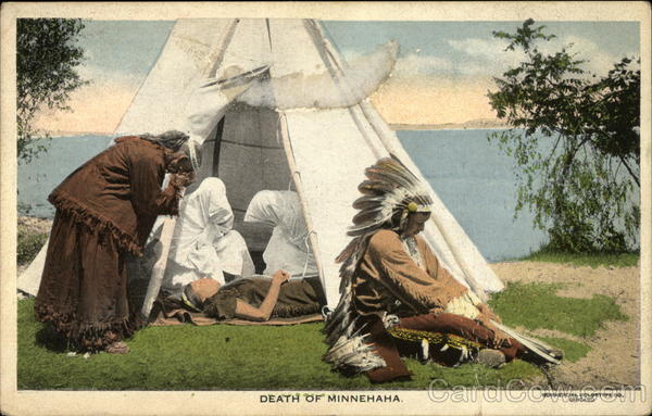 Death of Minnehaha Native Americana
