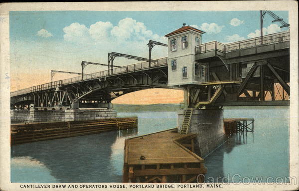 Cantilever Draw and Operators House, Portland Bridge Maine