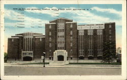 New $2,500,000 Masonic Temple, Main Street East Rochester, NY Postcard Postcard