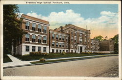 Fremont High School Ohio Postcard Postcard