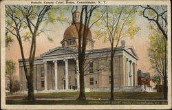 Ontario County Court House Canandaiqua, NY Postcard Postcard