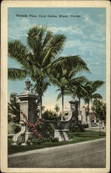 Granada Plaza at Coral Gables Miami, FL Postcard Postcard
