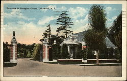 Entrance to Georgian Court Postcard