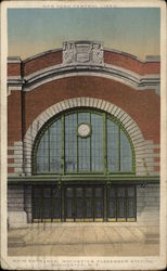 Main Entrance: Rochester Passenger Station Postcard