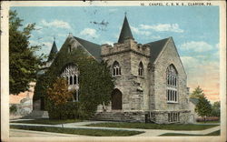 Chapel C.S.N.S Clarion, PA Postcard Postcard