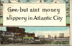 Greetings Atlantic City, NJ Postcard Postcard