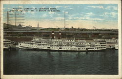 Steamer "Quebec", St. Lawrence River Postcard