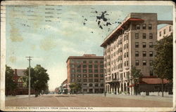 Palafax Street South from Chase Pensacola, FL Postcard Postcard