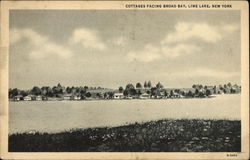 Cottages Facing Broad Bay Postcard