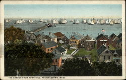 The Harbor from Town Hill Postcard