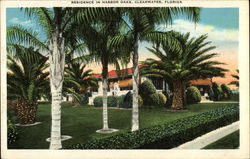 Residence in Harbor Oaks Clearwater, FL Postcard Postcard