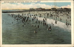 Bathing Scene at Park Place Postcard