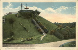 Laurel Hill, Forest Park Springfield, MA Postcard Postcard