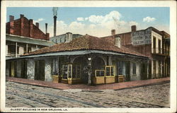 Oldest Building in New Orleans Postcard
