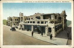 La Fonda Hotel at the End of the Santa Fe Trail New Mexico Postcard Postcard