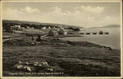 English Town, Bras D'Or Lakes Cape Breton, NS Canada Nova Scotia Postcard Postcard