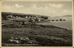 English Town, Bras D'Or Lakes Postcard