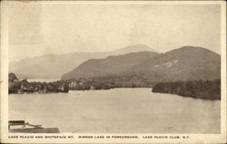 Lake Placid and Whiteface Mountain New York Postcard Postcard