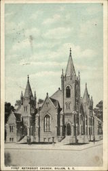 First Methodist Church Dillon, SC Postcard Postcard