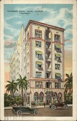 Alhambra Hotel Miami, FL Postcard Postcard