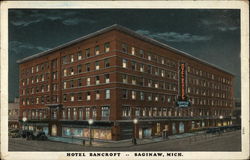 The Hotel Bancroft Saginaw, MI Postcard Postcard