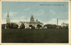 Bird's-Eye View Notre Dame, IN Postcard Postcard