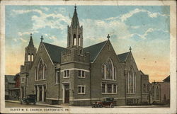 Olivet M.E. Church Coatesville, PA Postcard Postcard