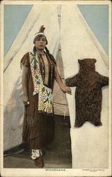 Minehaha Native Americana Postcard Postcard