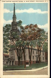 First Baptist Meeting House at Providence, R.I Postcard