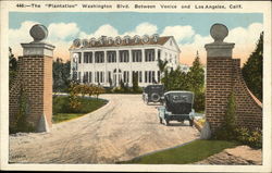 The Plantation, Washington Blvd Postcard