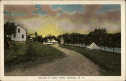 Sunrise at Elite Park Theresa, NY Postcard Postcard