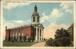 Masonic Home Chapel Postcard