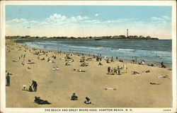 The Beach and Great Boars Head Postcard