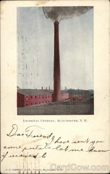 A Moskeag Chimney Manchester New Hampshire
