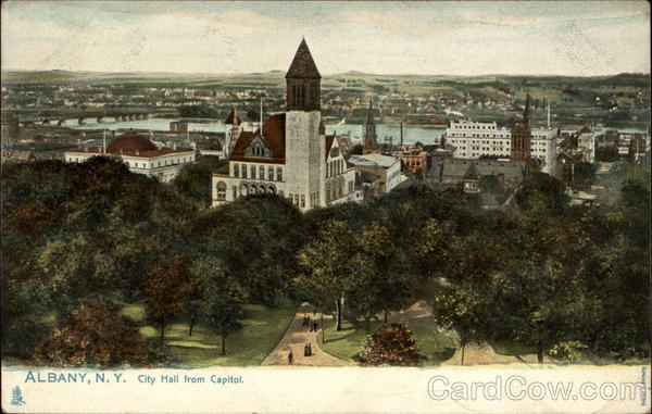 City Hall from Capitol Albany New York