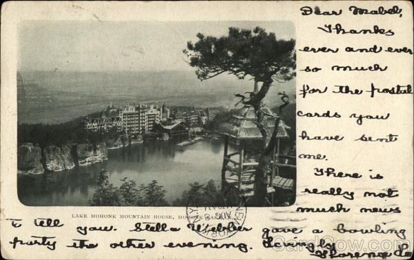 Lake Mohonk Mountain House Mohonk Lake New York