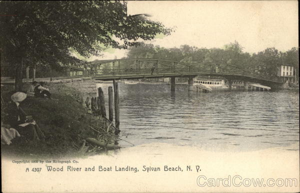 Wood River and Boat Landing Sylvan Beach New York