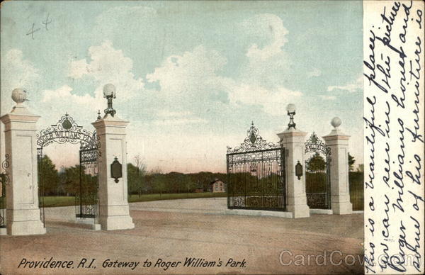 Gateway to Roger William's Park Providence Rhode Island