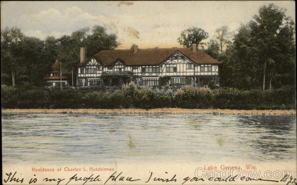 Residence of Charles L. Hutchinson Lake Geneva Wisconsin