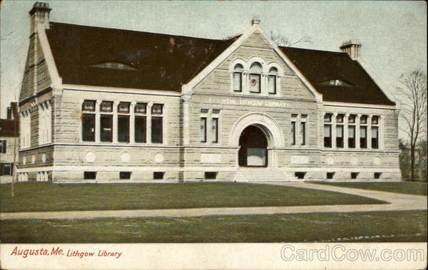 Lithgow Library Augusta Maine