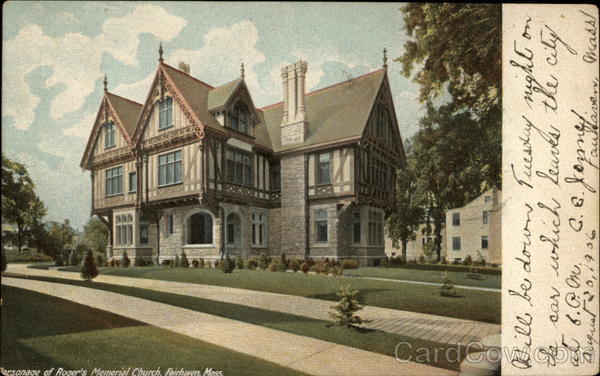 Parsonage of Roger's Memorial Church Fairhaven Massachusetts