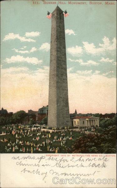 Bunker Hill Monument Boston Massachusetts