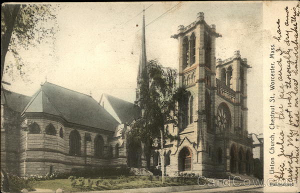 Union Church, Chestnut St Worcester Massachusetts